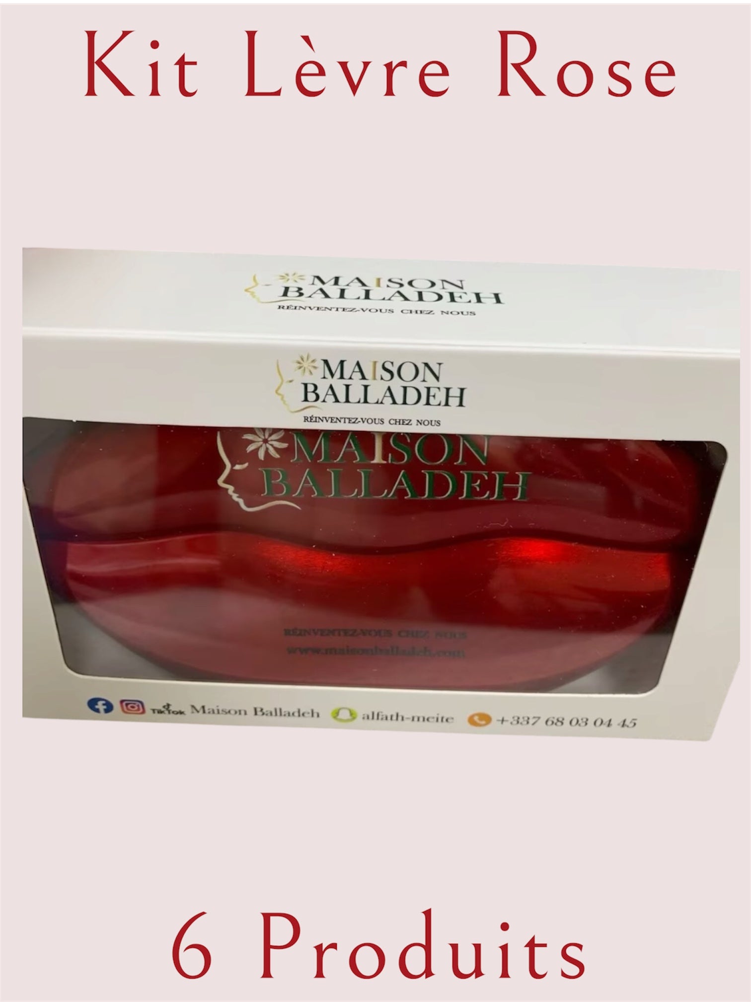 Kit Lèvres Rose – Des lèvres douces, lisses et irrésistibles