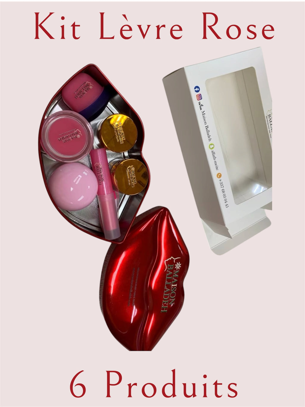Kit Lèvres Rose – Des lèvres douces, lisses et irrésistibles