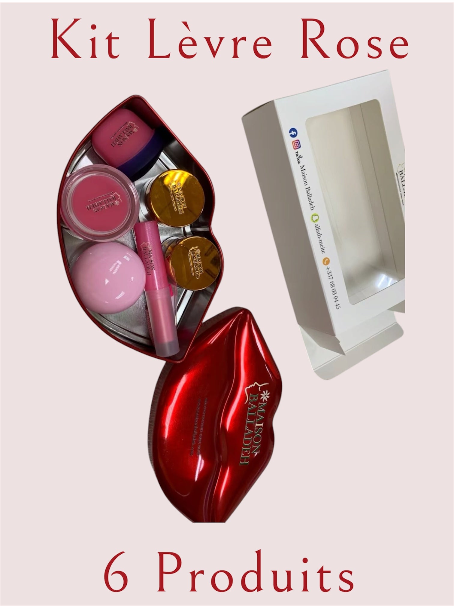 Kit Lèvres Rose – Des lèvres douces, lisses et irrésistibles