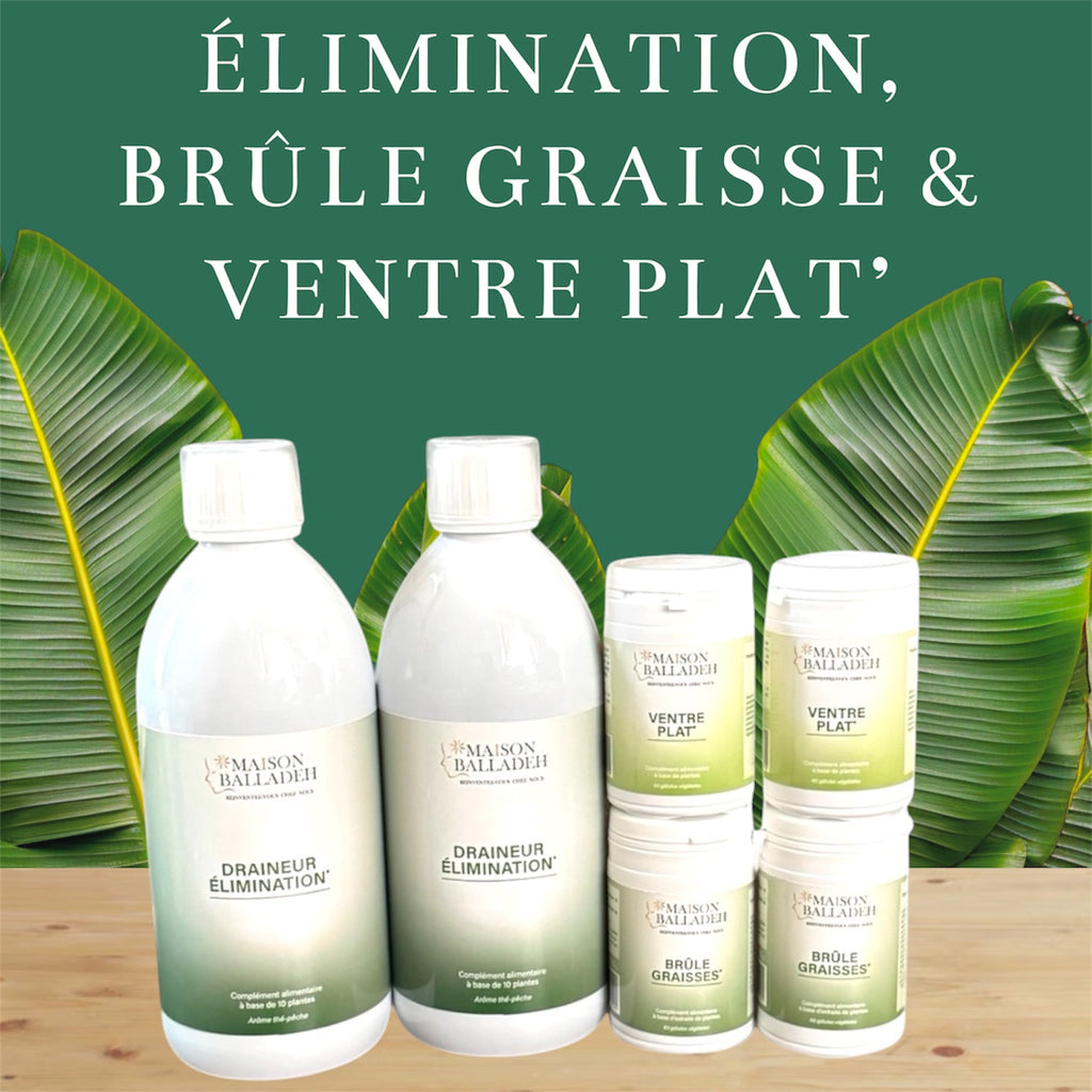 DRAINEUR ÉLIMINATION, BRÛLE GRAISSE & VENTRE PLAT’