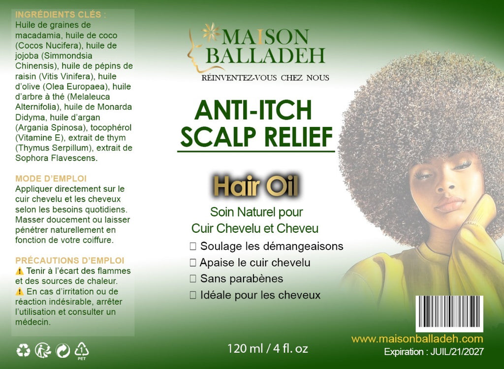ANTI-ITCH SCALP RELIEF – Hair Oil
