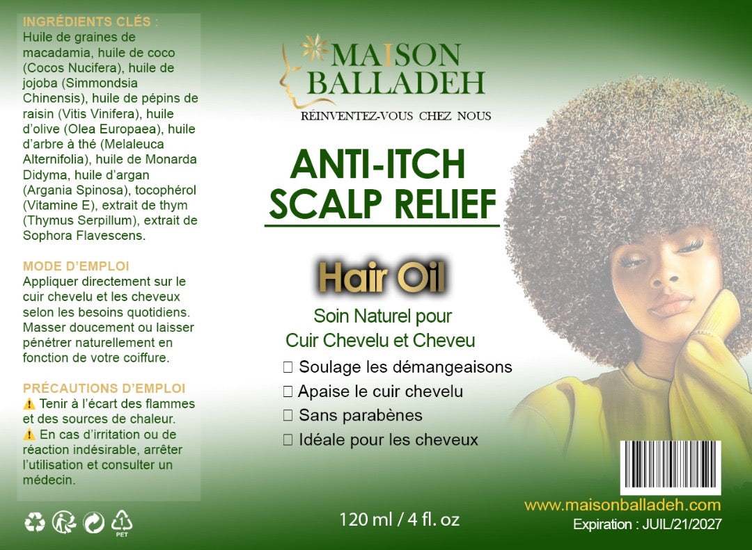 ANTI-ITCH SCALP RELIEF – Hair Oil