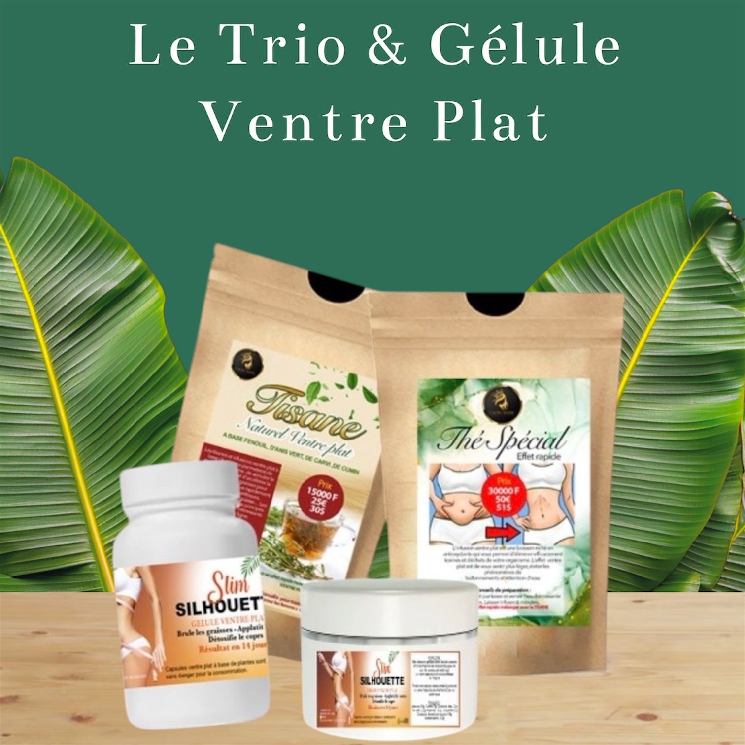 LE TRIO + GÉLULE VENTRE PLAT